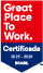 Great Place to Work — certificada 2025–2026